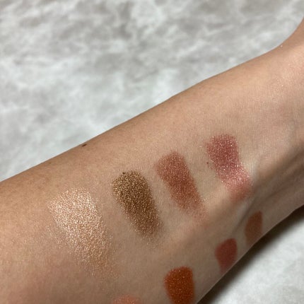 ウォーム メモリーズ アイシャドウパレット/RMK/アイシャドウパレットを使ったクチコミ(4枚目)