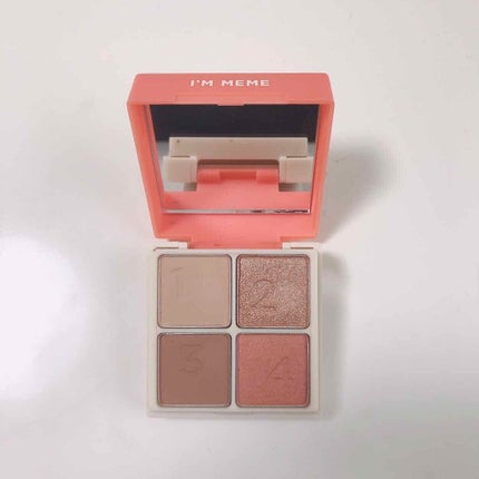 マルチキューブ/i’m meme/アイシャドウパレットを使ったクチコミ(2枚目)