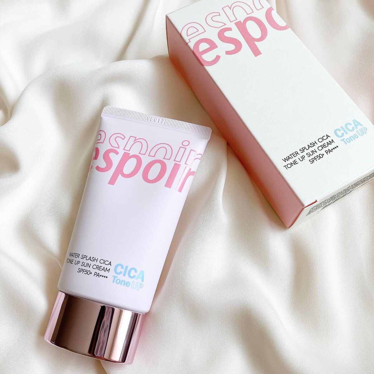 ウォータースプラッシュシカトーンアップクリーム/espoir/化粧下地を使ったクチコミ（1枚目）