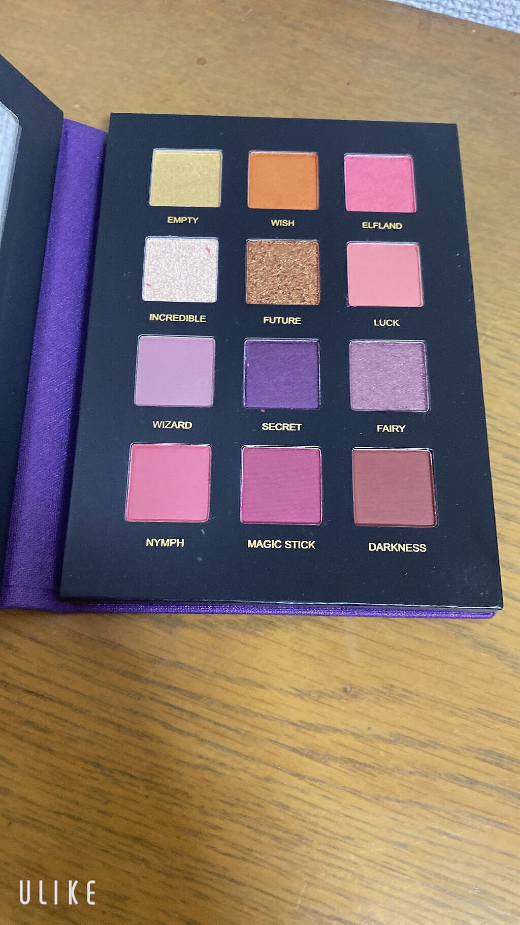 星空12色アイシャドウパレット purple(パープル)/VCND/アイシャドウパレットを使ったクチコミ（3枚目）