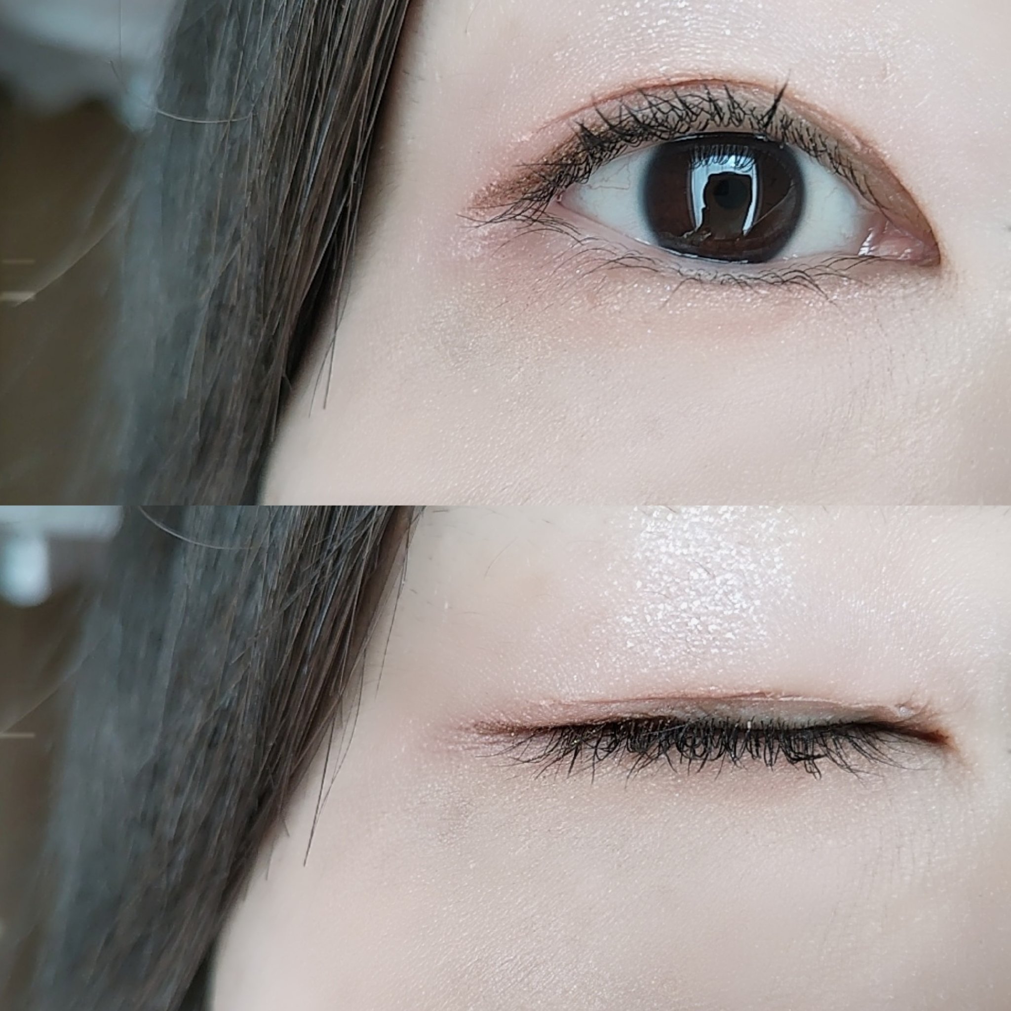 ＵＧＴ　ジェルアイライナー 02c　モカ/U R GLAM/ジェルアイライナーを使ったクチコミ（3枚目）