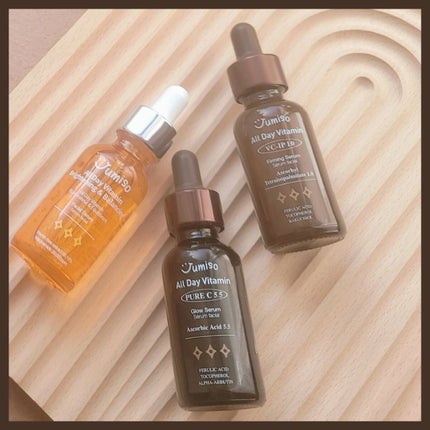 オールデイビタミンブライトニング&バランシングフェイシャルセラム/JUMISO/美容液を使ったクチコミ(10枚目)