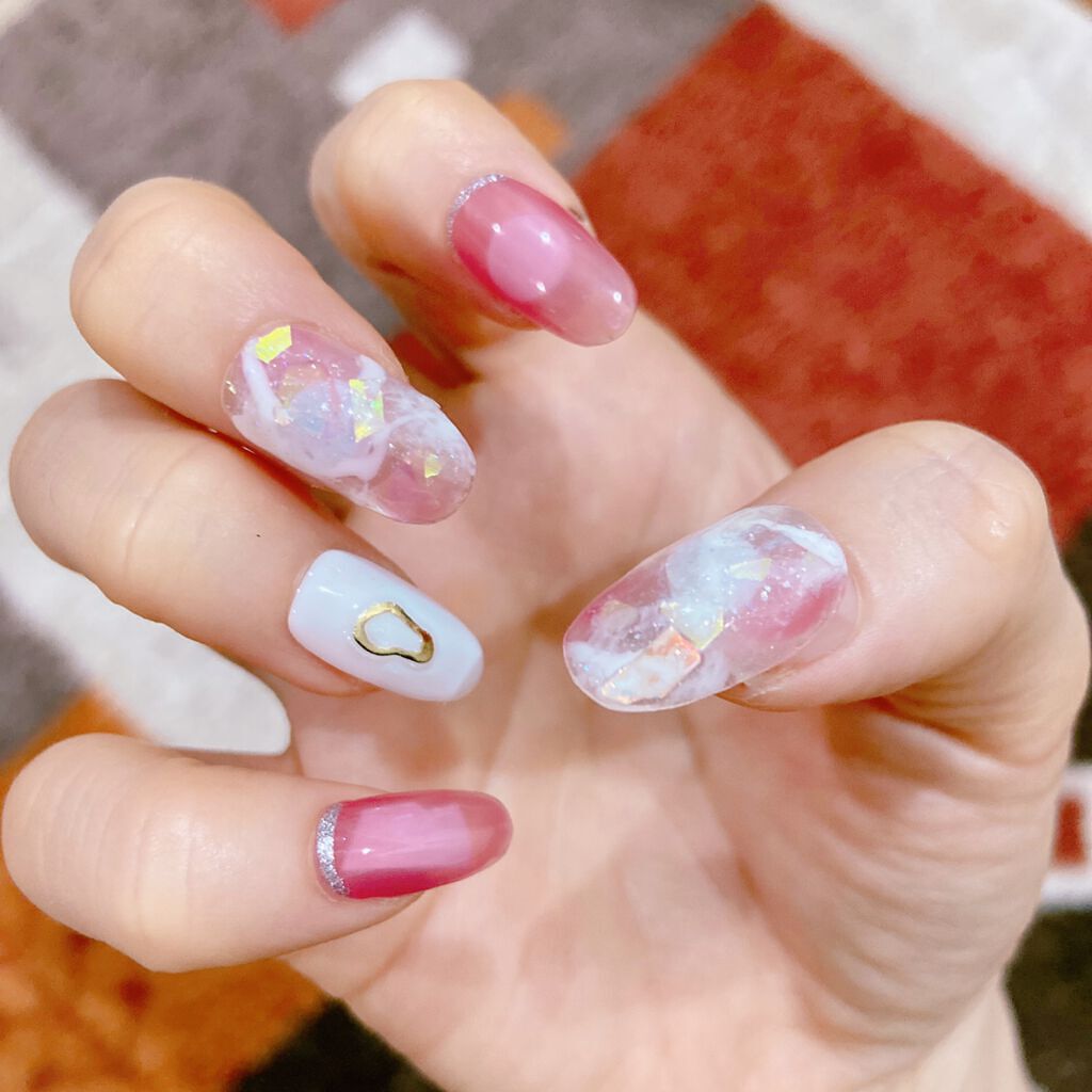 BRG ジェルネイル/DAISO/ジェルネイルを使ったクチコミ（2枚目）