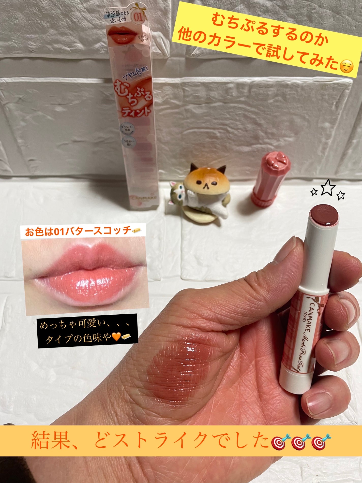 むちぷるティント/キャンメイク/リップティントを使ったクチコミ(1枚目)