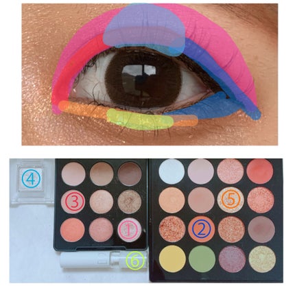 コカコーラ モノ ポップ アイズ/THE FACE SHOP/アイシャドウパレットを使ったクチコミ(4枚目)