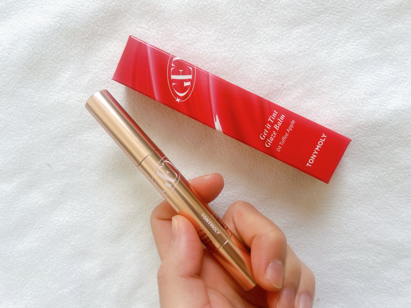 ゲットイットティントグレーズバーム/TONYMOLY/リップティントを使ったクチコミ(1枚目)