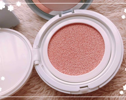 サニープルーフ ピンクトーンアップサンクッション/PERIPERA/化粧下地を使ったクチコミ(2枚目)