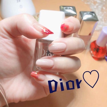 【旧】トップ コート アブリコ/Dior/ネイルトップコート・ベースコートを使ったクチコミ（1枚目）