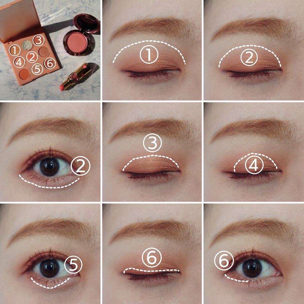 Eye Palette-Baby Got Peach /ColourPop/アイシャドウパレットを使ったクチコミ(4枚目)