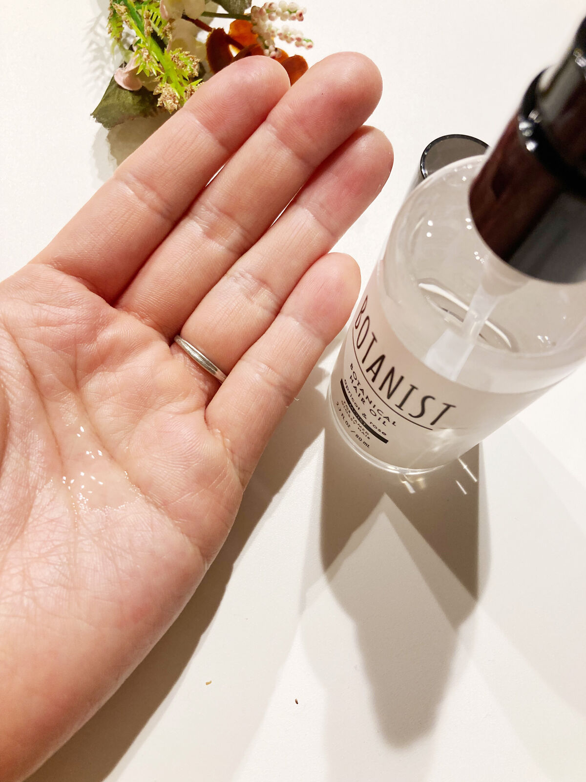 ボタニカルヘアオイル（モイスト）/BOTANIST/ヘアオイルを使ったクチコミ（3枚目）