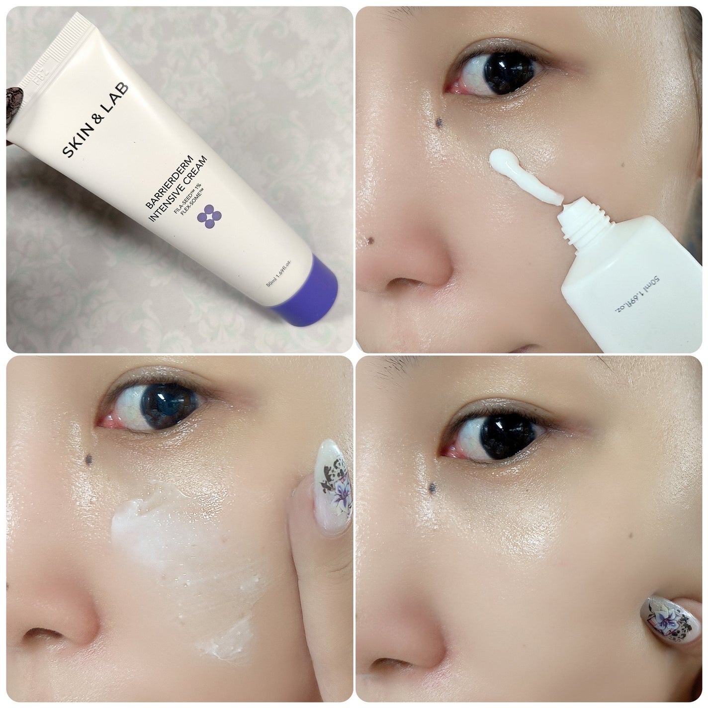 バリアダームモイストクリーム/SKIN&LAB/フェイスクリームを使ったクチコミ(3枚目)