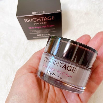オーバーナイト ヴェールクリーム/BRIGHTAGE/フェイスクリームを使ったクチコミ(2枚目)