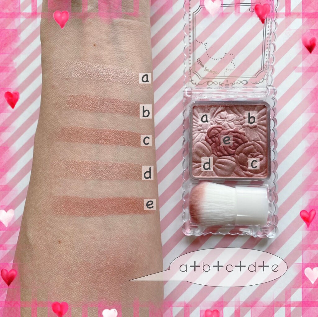 グロウフルールチークス/キャンメイク/パウダーチークを使ったクチコミ(2枚目)