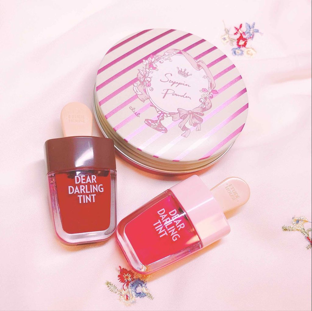 ディアダーリン ウォータージェルティント (アイスティント)/ETUDE/口紅を使ったクチコミ(1枚目)