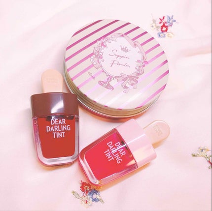 ディアダーリン ウォータージェルティント (アイスティント)/ETUDE/口紅を使ったクチコミ(1枚目)