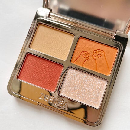 アニマルアイシャドウ(4シェード) 05 都会の夕暮れ/ZEESEA/アイシャドウパレットを使ったクチコミ(3枚目)