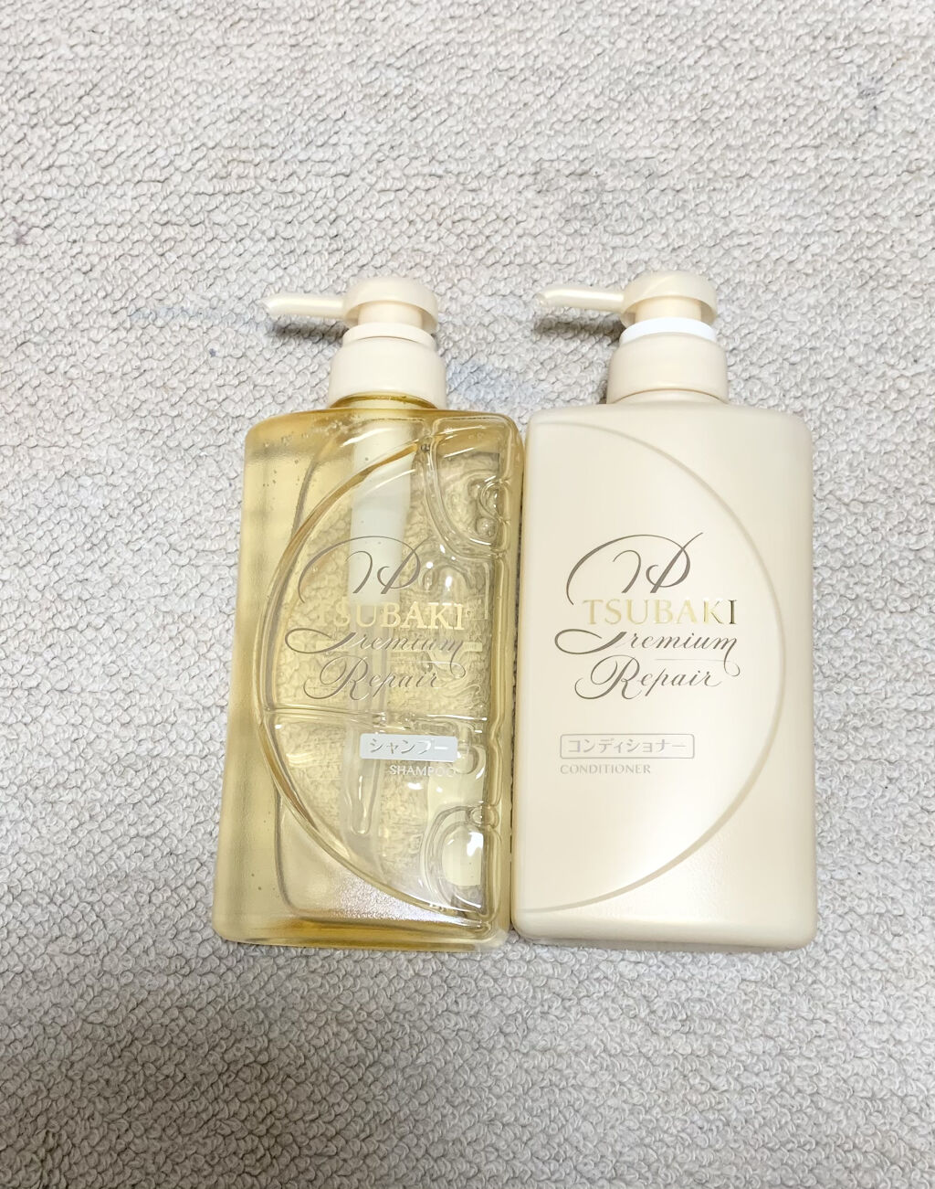 プレミアムリペア シャンプー／ヘアコンディショナー/TSUBAKI/市販シャンプーを使ったクチコミ（1枚目）