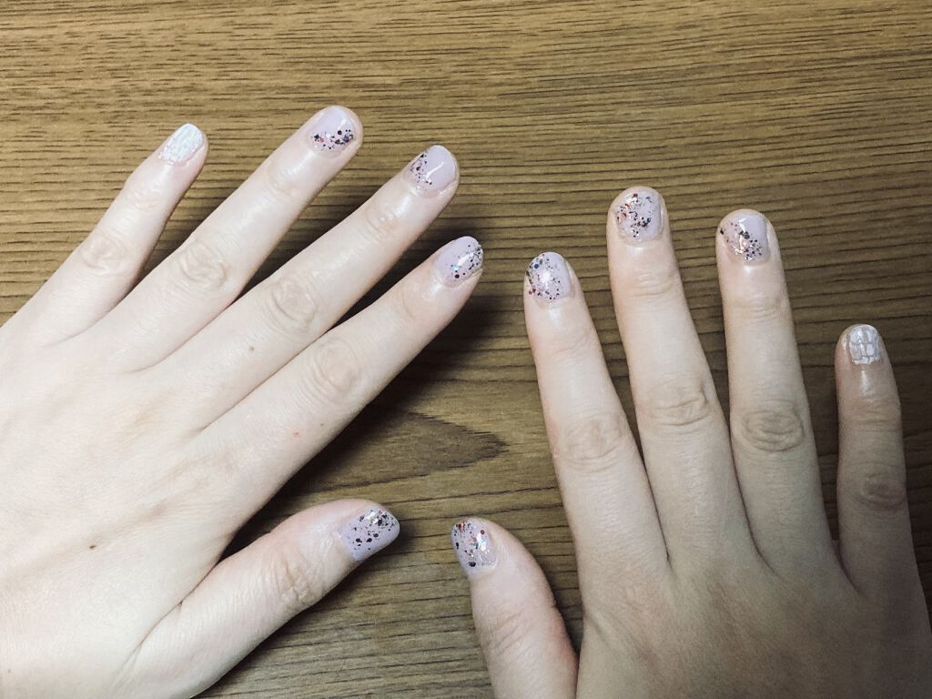 pa レオパードニュアンスコート/pa nail collective/マニキュアを使ったクチコミ（2枚目）