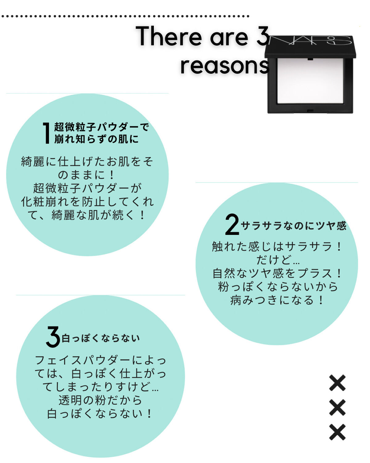 ライトリフレクティングセッティングパウダー　プレスト　N/NARS/プレストパウダーを使ったクチコミ（2枚目）