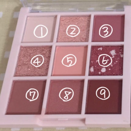 アイシャドウパレット 03 スモーキーピンク/Kirei&co./アイシャドウパレットを使ったクチコミ(2枚目)