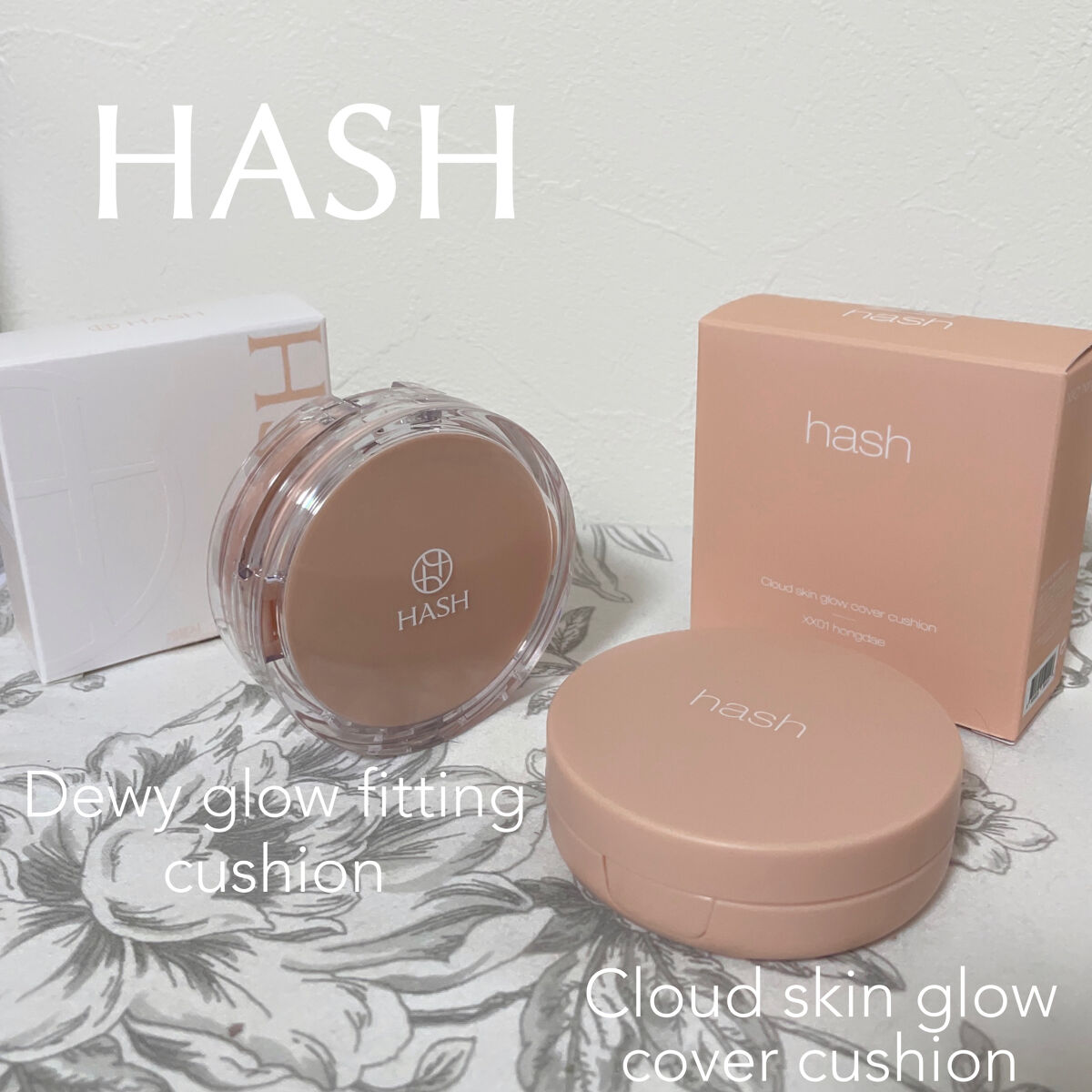 デューイーグロー フィッティング クッション/HASH/クッションファンデーションを使ったクチコミ（1枚目）