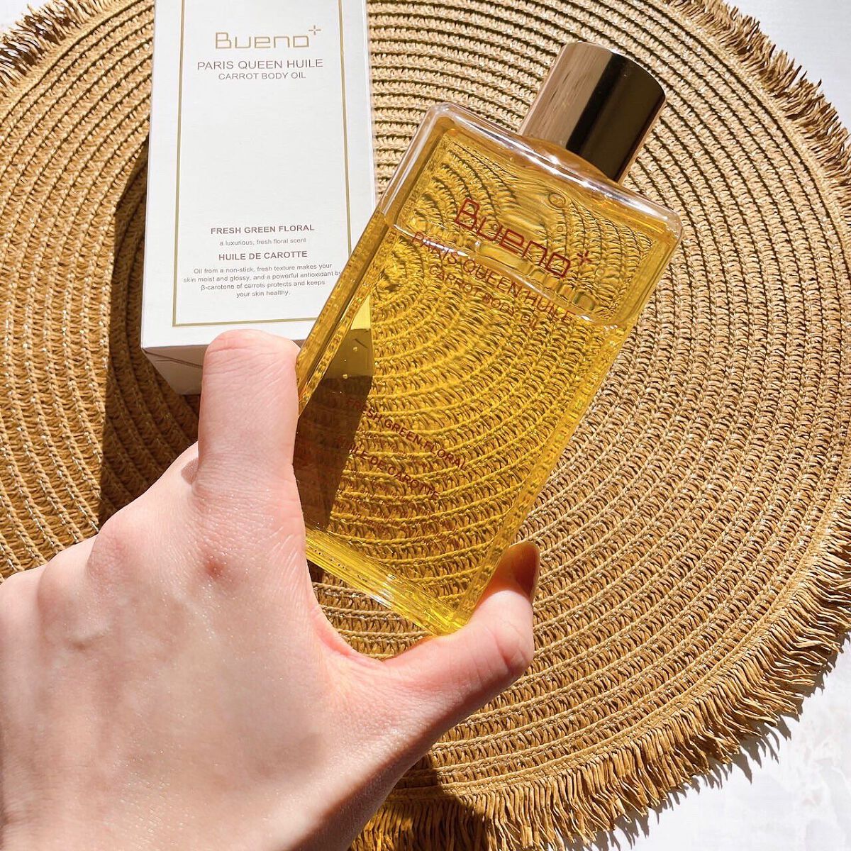 パリクイーンユイル キャロット ボディオイル /BUENO/ボディパウダーを使ったクチコミ(6枚目)