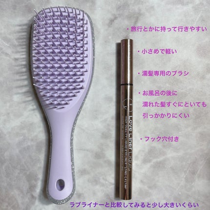 タングルティーザー ザ・アルティメットディタングラー ミニ/TANGLE TEEZER/ヘアブラシを使ったクチコミ(2枚目)