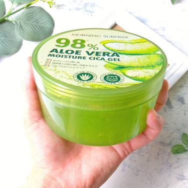 ALOE VERA 98% MOISTURE CICA GEL/MORNING SURPRISE/ボディクリームを使ったクチコミ（1枚目）