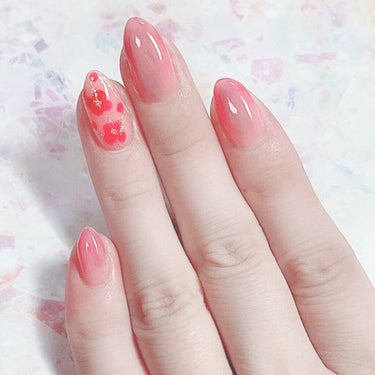 UR GLAM　COLOR NAIL SELECTION RD2＜グラスカラー＞/U R GLAM/マニキュアを使ったクチコミ（3枚目）