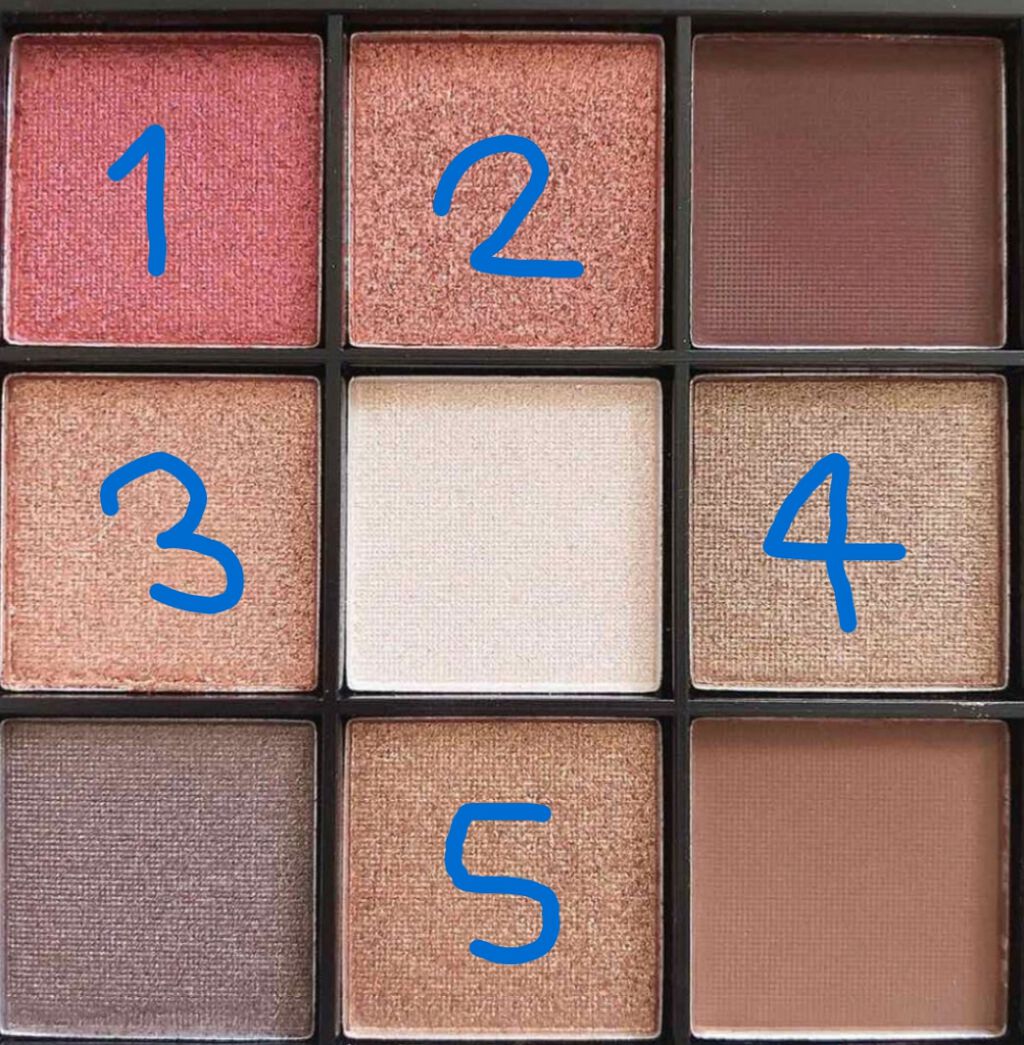 UR GLAM BLOOMING EYE COLOR PALETTE/U R GLAM/アイシャドウパレットを使ったクチコミ(1枚目)