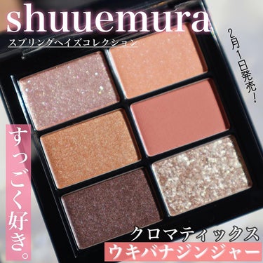 shu uemura アイ フォイルのクチコミ「.
.
.
#shuuemura 
#クロマティックス 
#ウキバナジンジャー 
.
.
右真.....」（2枚目）