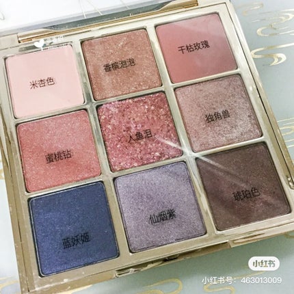 長相思シリーズ 9色アイシャドウパレット/CATKIN/アイシャドウパレットを使ったクチコミ(2枚目)