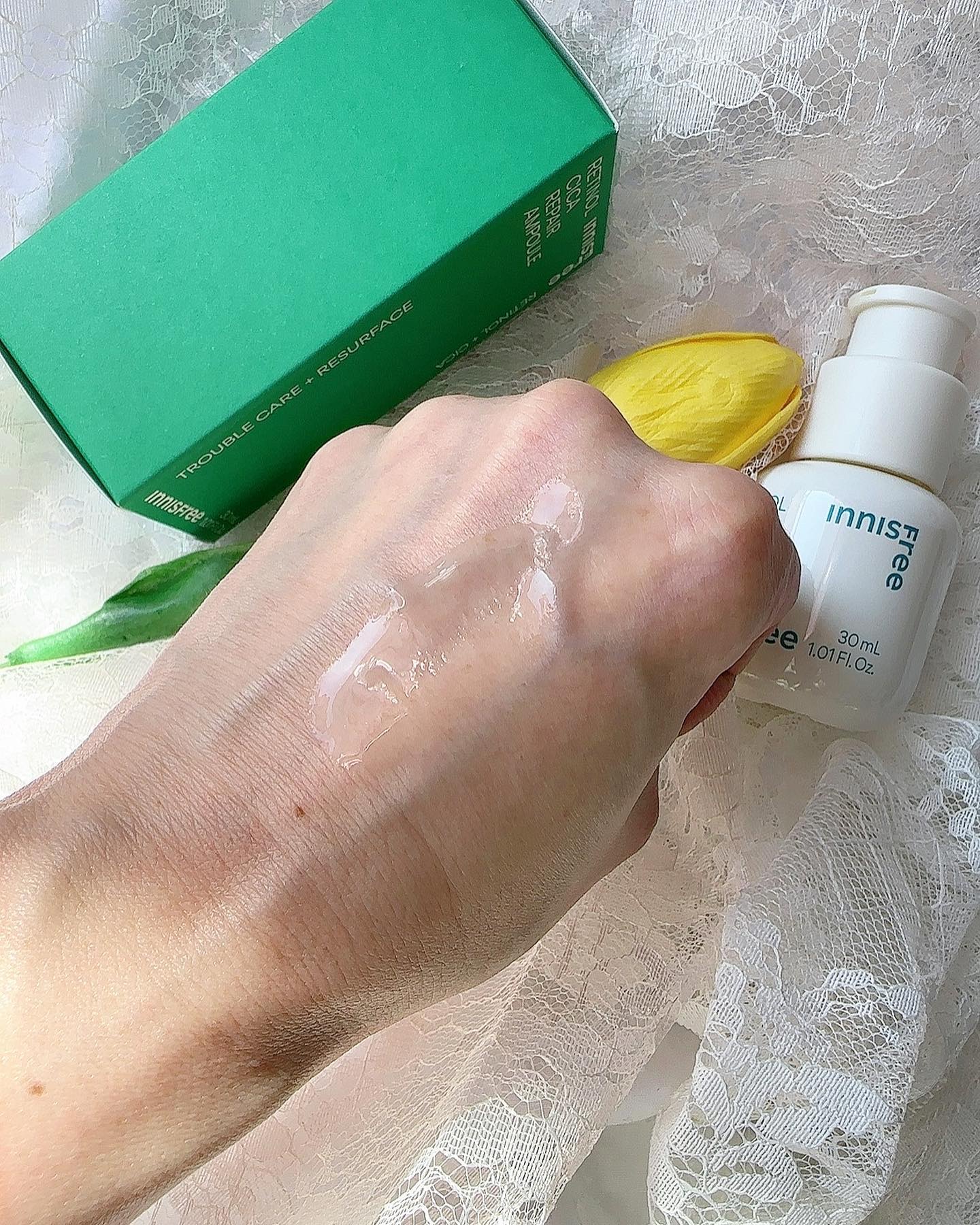 レチノール　シカ　リペア　セラム/innisfree/美容液を使ったクチコミ（3枚目）