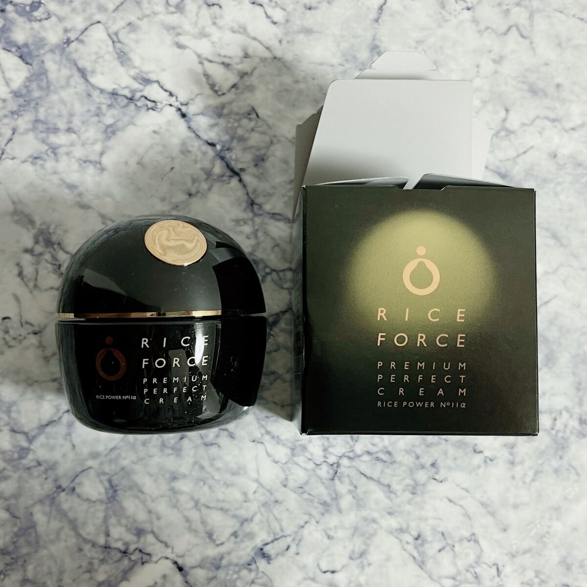 プレミアムパーフェクトクリーム/ライスフォース/フェイスクリームを使ったクチコミ（2枚目）