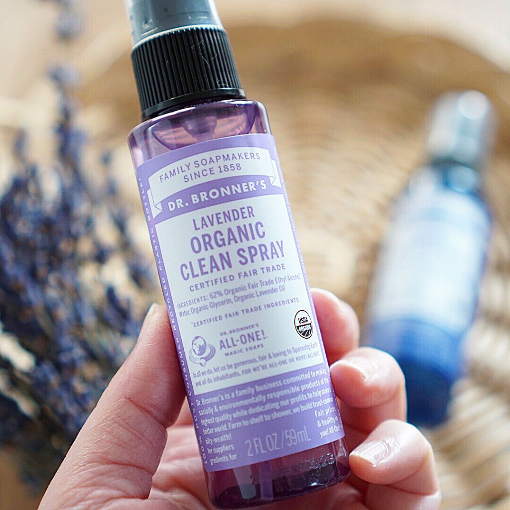 オーガニッククリーンスプレー   ラベンダー/Dr. Bronner's Magic Soaps(海外)/その他を使ったクチコミ（2枚目）