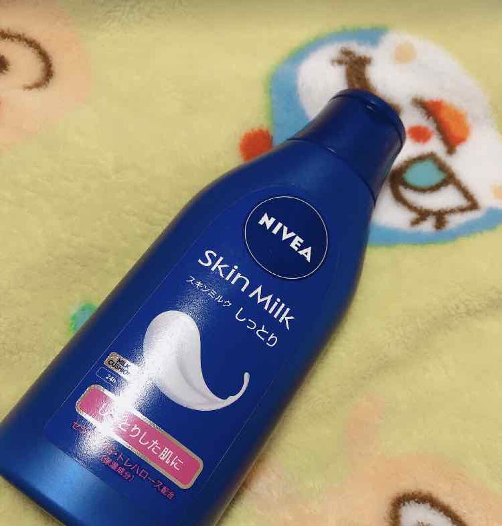 kokin❤︎ on LIPS 「ニベアスキンミルクしっとり保湿力★★★さっぱり★☆☆伸びやすさ..」(1枚目)