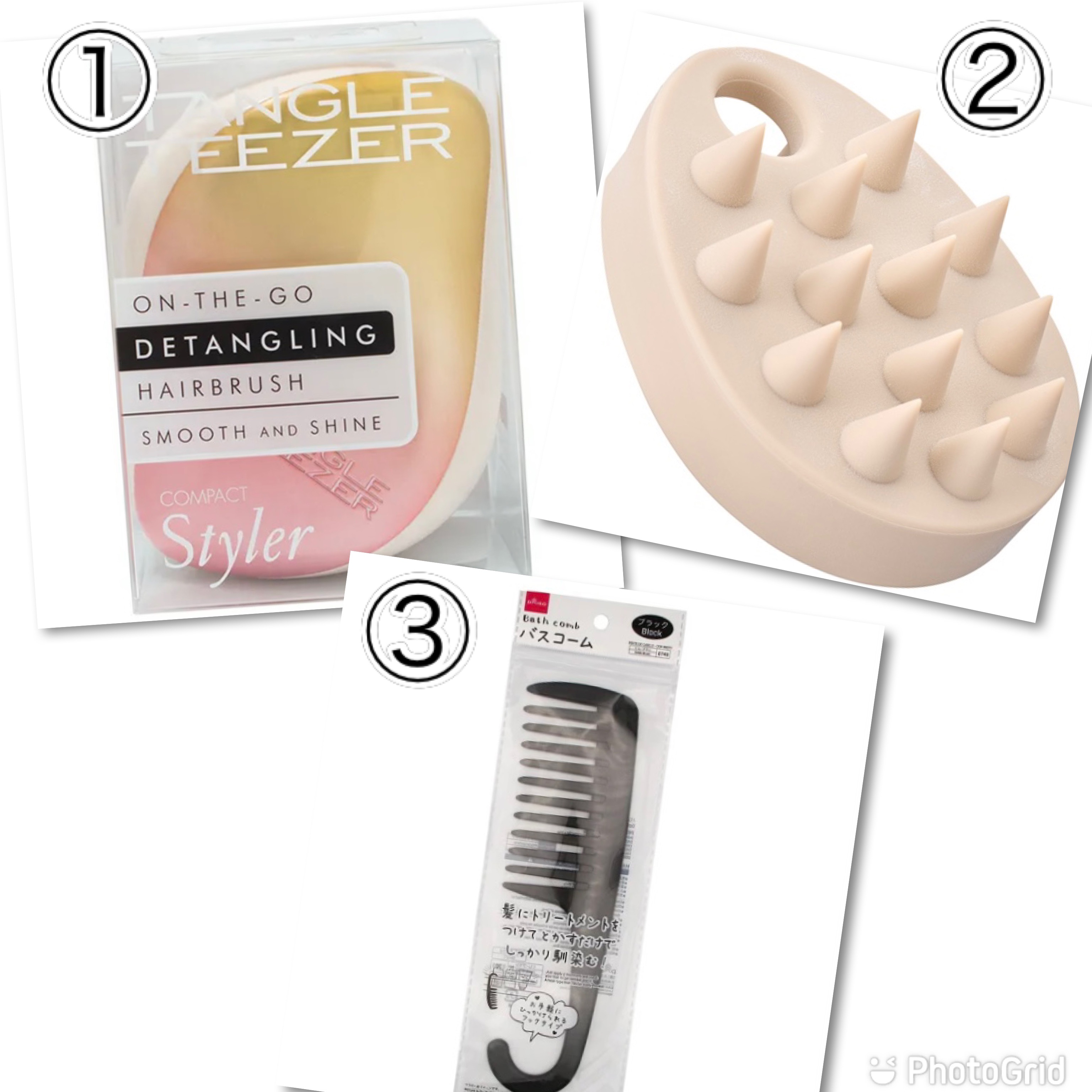 コンパクトスタイラー/TANGLE TEEZER/ヘアブラシを使ったクチコミ（2枚目）