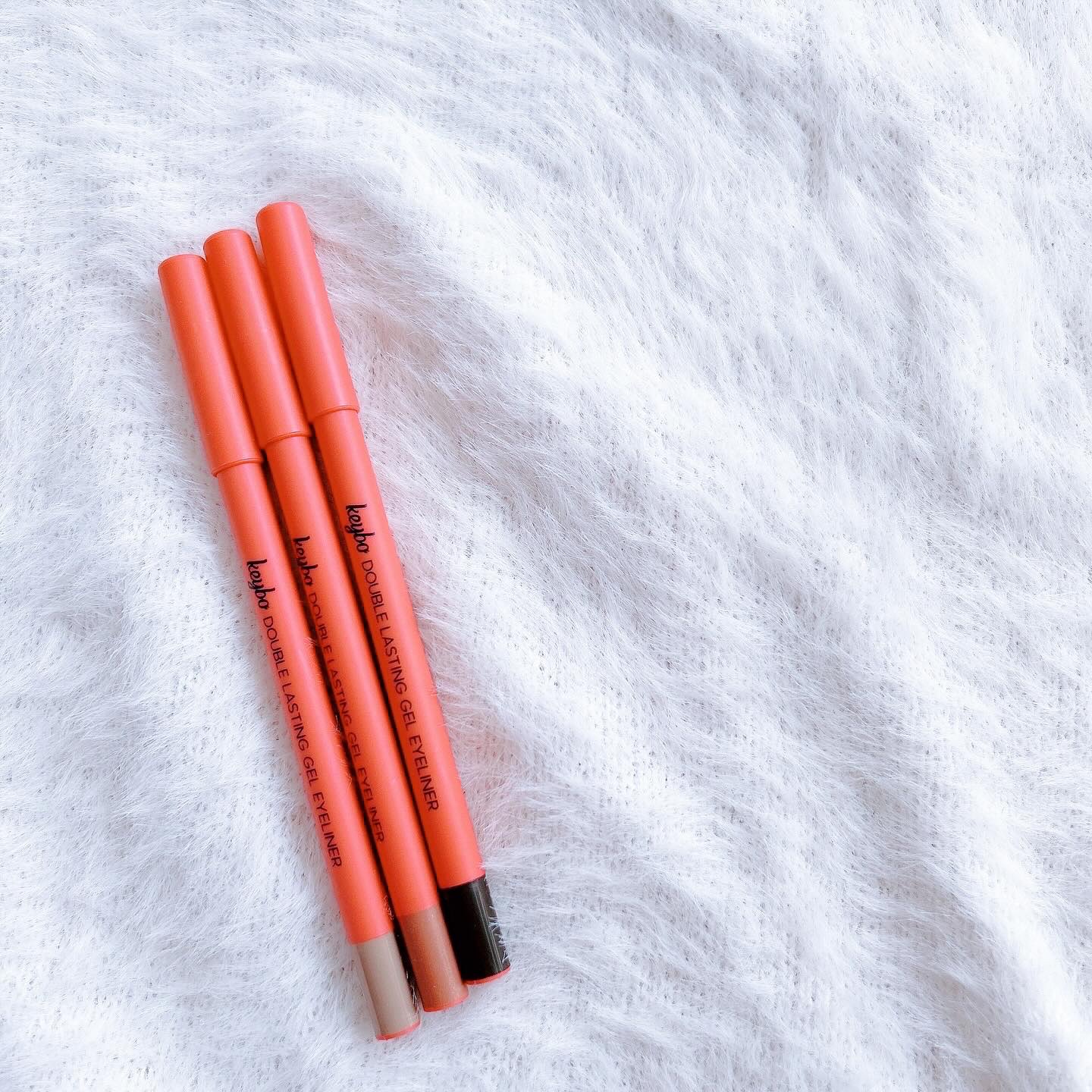 ダブルラスティングジェルアイライナー/keybo/スティックアイシャドウを使ったクチコミ（1枚目）