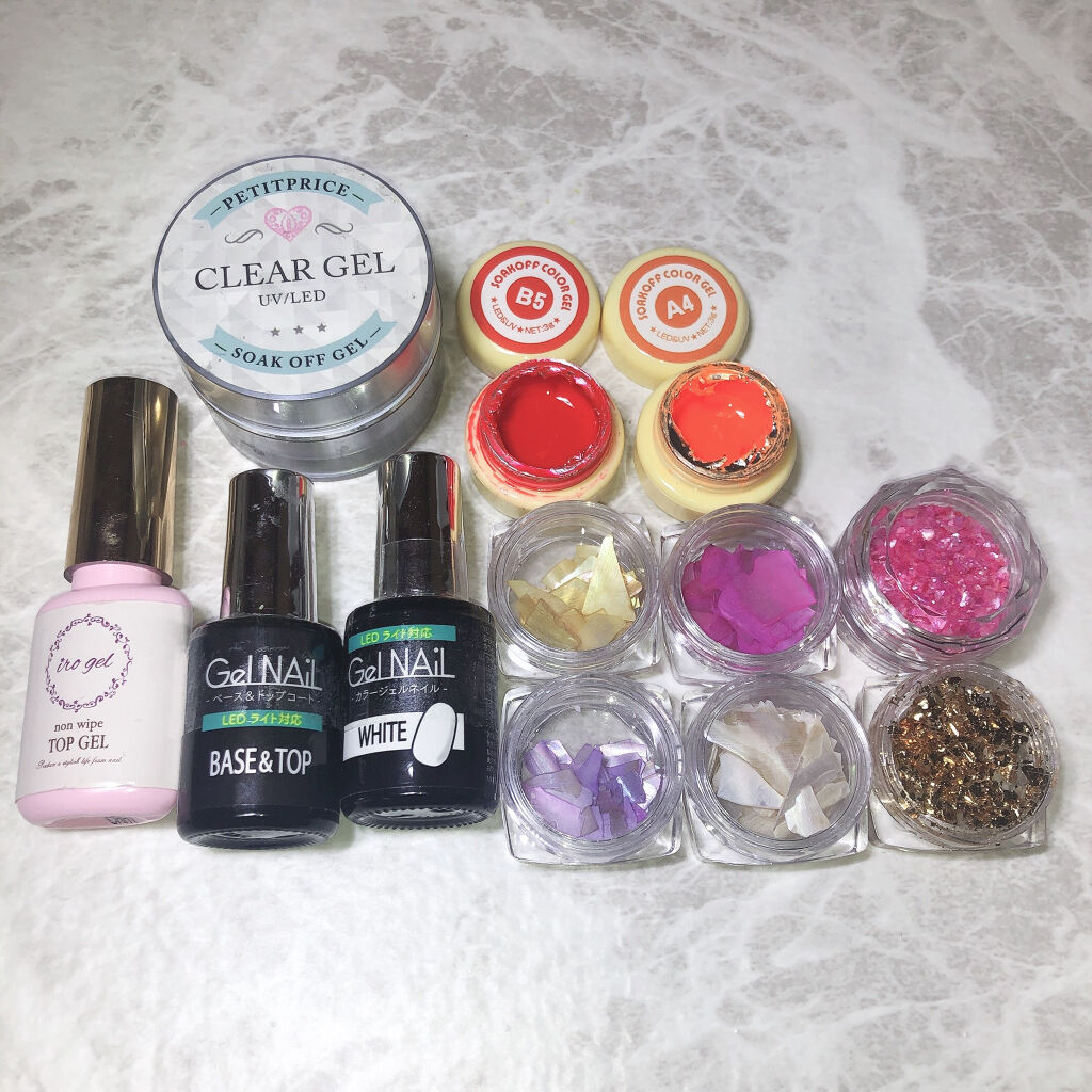 ジェルネイル（ライト対応）/セリア/ジェルネイルを使ったクチコミ（2枚目）