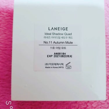 アイデアル アイシャドウクワッド/LANEIGE/パウダーアイシャドウを使ったクチコミ（3枚目）