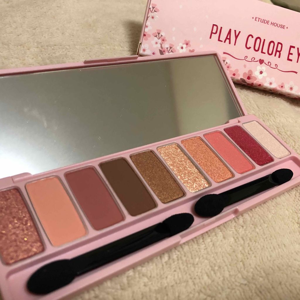 プレイカラー アイシャドウ/ETUDE/アイシャドウパレットを使ったクチコミ（1枚目）