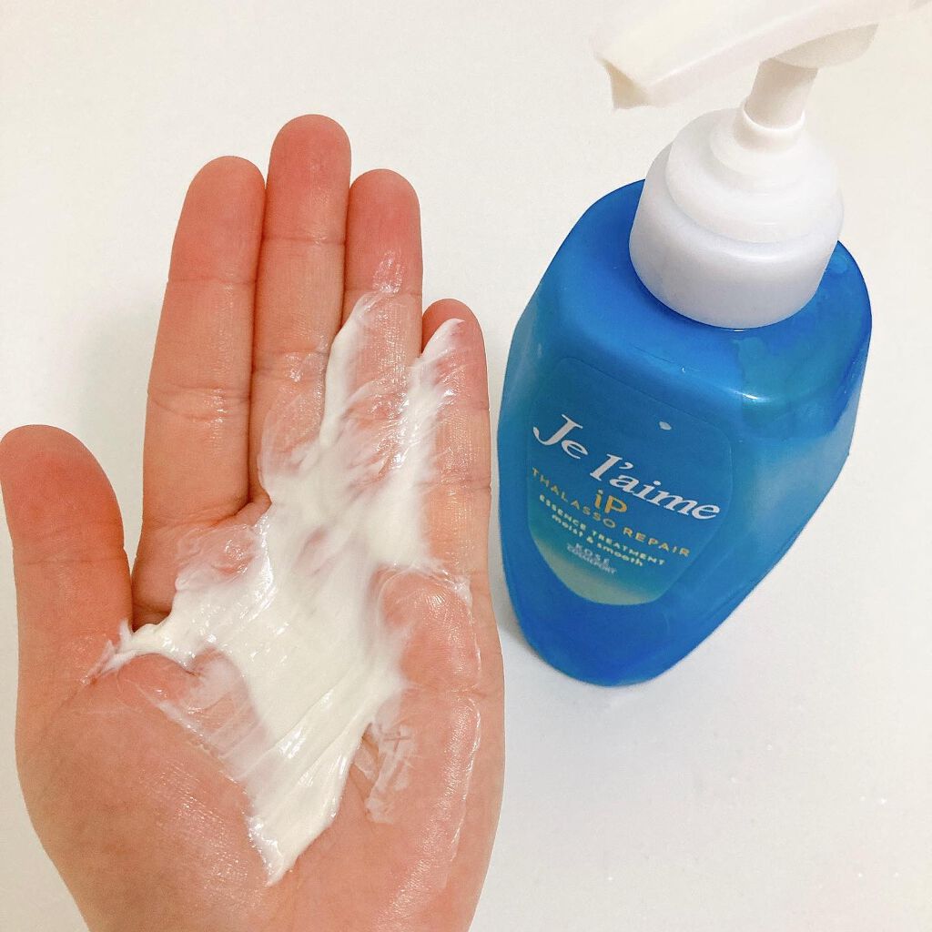 iP タラソリペア 補修美容液 シャンプー/トリートメント (モイスト&スムース)/Je l'aime/市販シャンプーを使ったクチコミ(8枚目)