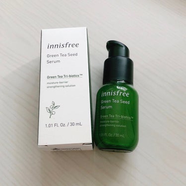 innisfree
グリーンティーシードセラムN

最近リニューアルした有名美容液を
オンライン限定の30mlでお試ししました🍃

リニューアル前のものは使用したことがなく
比較はできないのでご了承くだ