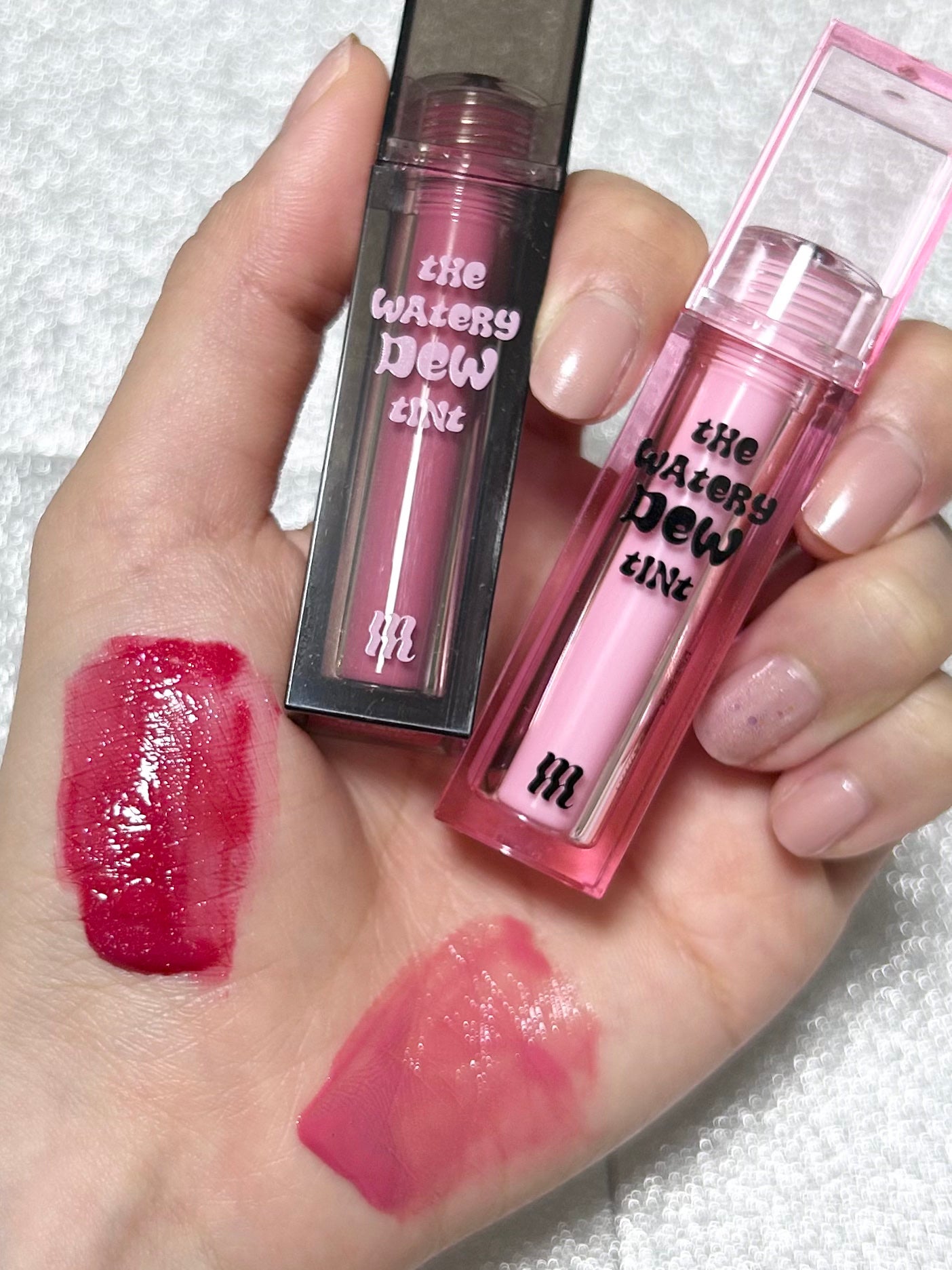 ザ ウォータリーデューティント/MERZY/リップティントを使ったクチコミ(2枚目)