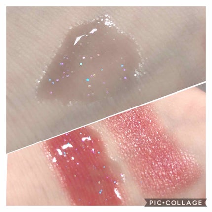 グラスティングウォーターグロス/rom&nd/リップグロスを使ったクチコミ(2枚目)