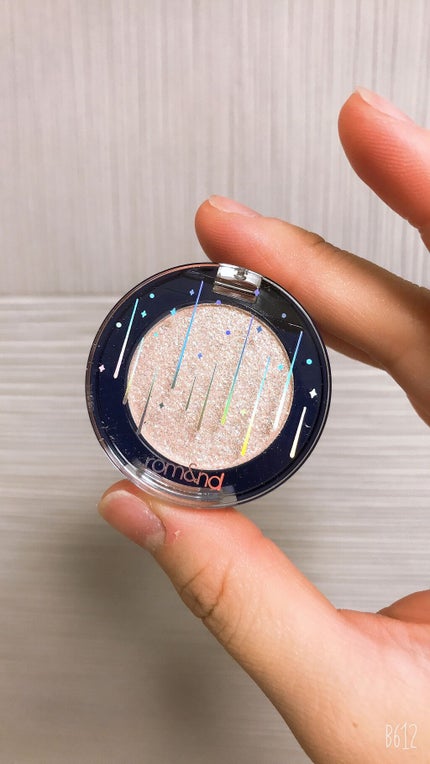 グリッター シャドウ カラー/rom&nd/グリッターを使ったクチコミ(1枚目)