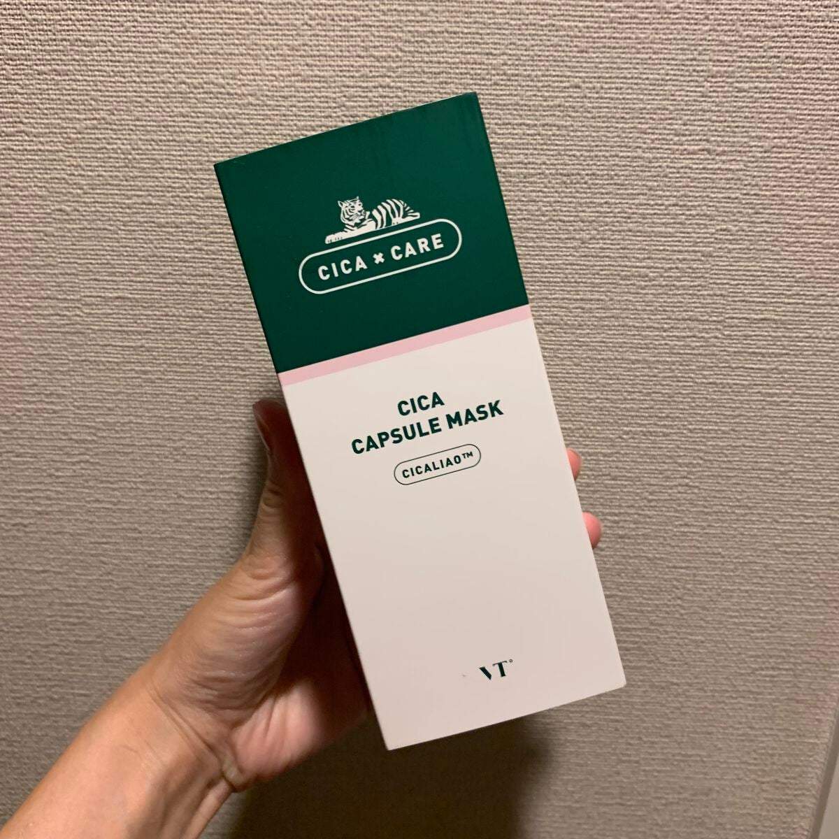 CICA カプセルマスク/VT/洗い流すパック・マスクを使ったクチコミ(1枚目)