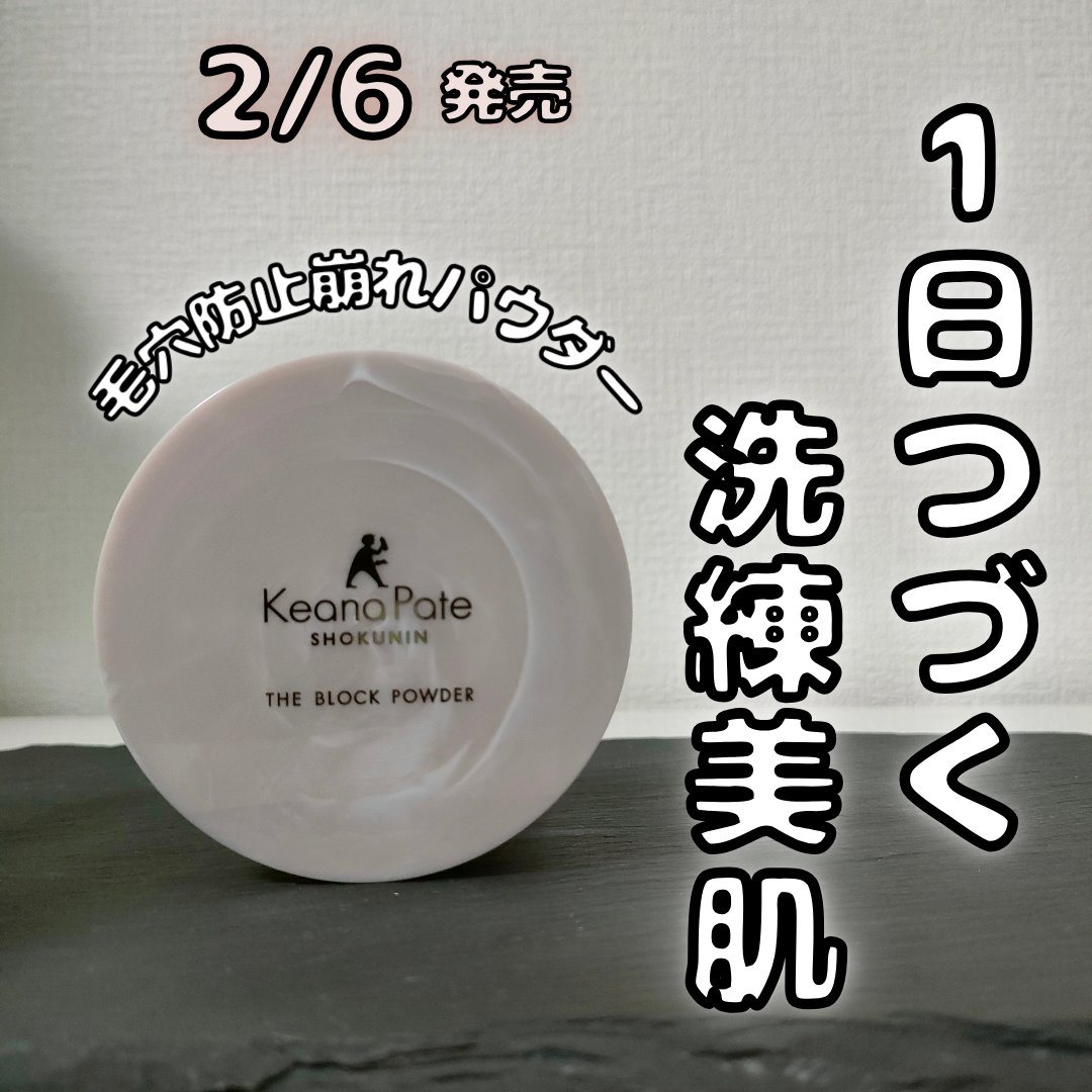 毛穴パテ職人 毛穴崩れブロックパウダー/毛穴パテ職人/ルースパウダーを使ったクチコミ（1枚目）