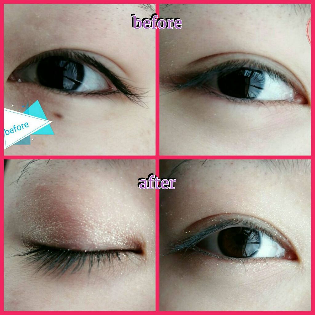 グリッター シャドウ カラー/rom&nd/グリッターを使ったクチコミ(3枚目)