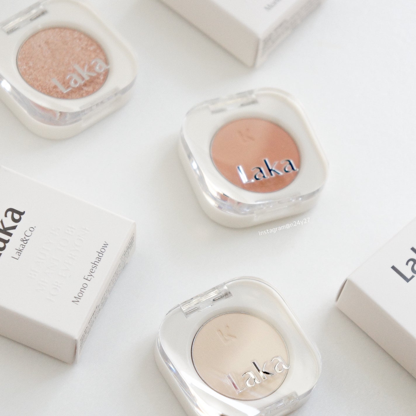 モノアイシャドウ/Laka/単色アイシャドウを使ったクチコミ(5枚目)
